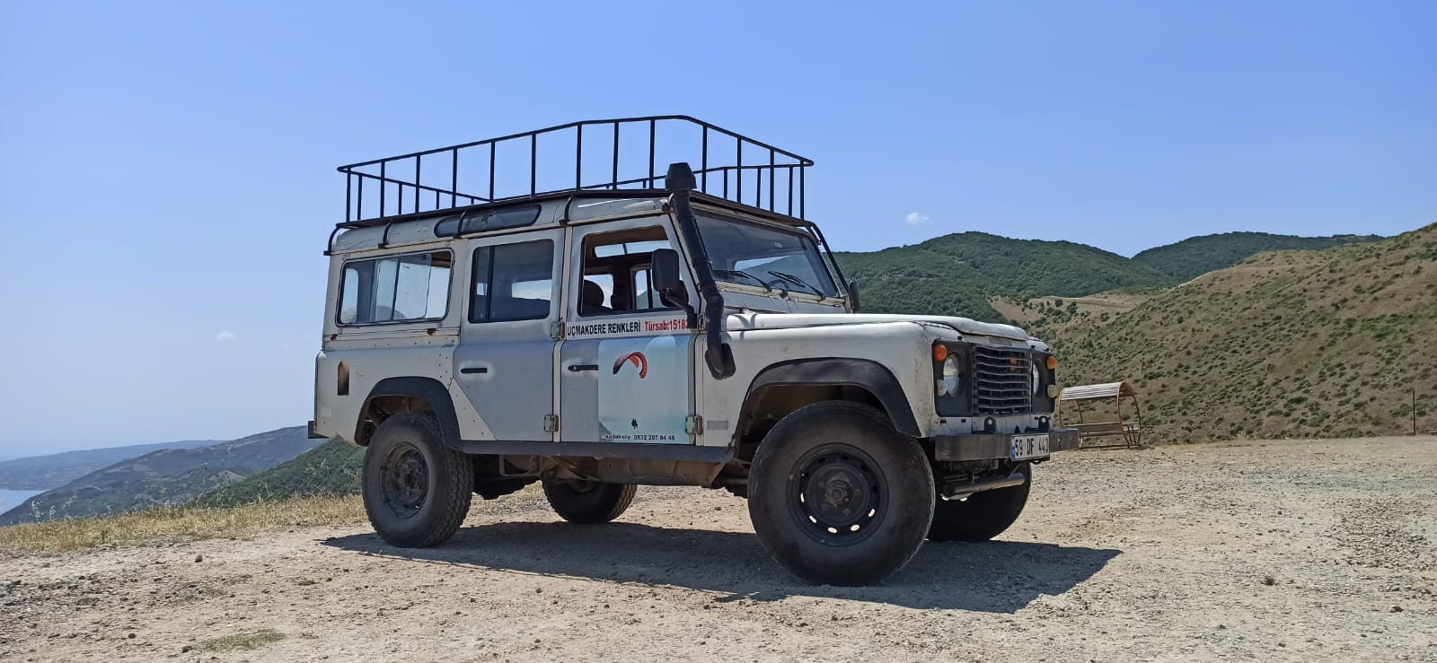 4x4 Arazi Aracı ile Uçuş Noktasına Ulaşım